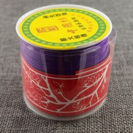 Sznurek do MAKRAMY 0.8 mm ciemny fiolet