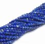 Lapis Lazuli Kulka Fasetowana 2.5 mm