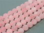 Quartz Pink Bullets Matt 10mm Cord 38pcs
