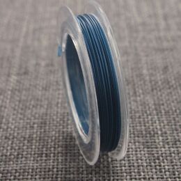 Linka Jubilerska 0.38mm Niebieska Szpulka 10 metrów