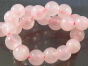 Pink quartz ball 4mm Cord 95pcs - 2