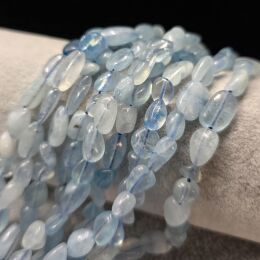 Akwamaryn Otoczak 6x10 mm