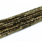 Hematyt Heishi Fasetowane Złoto 2x1 mm Sznur 40cm - 3