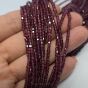 Granat Rodolit Kostka Fasetowana 2.5 mm - 2