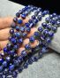 Lapis Lazuli Kulka Fasetowana 8 mm Sznur 40cm - 2