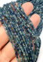 Turmalin Niebieski Kostka Fasetowana 2x2 mm  - 2