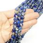 Lapis Lazuli Moneta Fasetowana 8 mm Pastylka - 2
