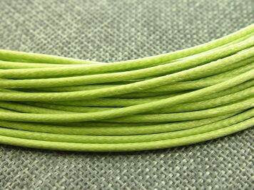 Sznurek Woskowany 2mm Jasna Zieleń 100cm