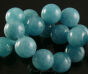 Quartz Blue Balls 12mm Cord 33pcs - 2