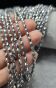 Hematyt Srebro Wrzeciono 5x3 mm Fasetowany Sznur 40cm - 2