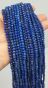 Lapis Lazuli Kulka Fasetowana 4 mm Sznur 40cm - 2