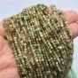Granat Zielony Grossular Kulka Fasetowana 2.5  mm  - 2