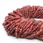 Rodochrozyt Oponka Fasetowana 3x4mm