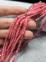 Rodonit Kostka Fasetowana 3,5 mm Sznur 40cm - 2