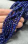 Lapis Lazuli Kostka Fasetowana 4 mm Sznur 40cm Extra Jakość - 2