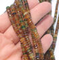 Turmalin Mix Oponka Fasetowana 4,5x2 mm Sznur 40cm - 2
