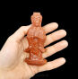 Rzeźba, Bogini Quan Yin, Piasek Pustyni, ok  99/42/27 mm - 4