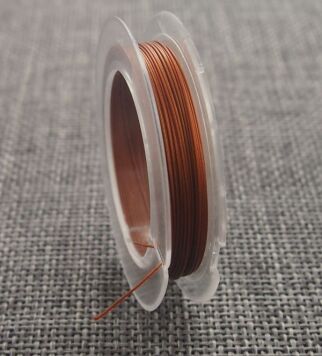 Linka Jubilerska 0.38mm Miedź Szpulka 10 metrów