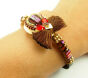 Armband Etno Naturleder 18cm - 2