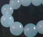Jade Pastel Blue Balls 10mm Cord 40pcs
