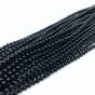 Onyks Kule 3 mm Błysk Sznur 40 cm  - 3