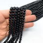 Onyks Kule Fasetowane 6mm Sznur 40cm  - 2
