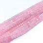 Różowy Kwarc Oponka Fasetowana 6x4mm Sznur 40cm - 3