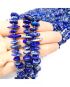 Lapis Lazuli Dysk Błysk 8-14x4 mm - 2