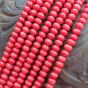 Koral Czerwony Oponka ok 8x6 / 7 x6 mm - 4
