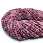 Rubin Moneta Fasetowana 4 mm Sznur 40cm Pastylka