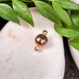 Zapięcie na Magnes Kula 8 mm kolor Golden Rose